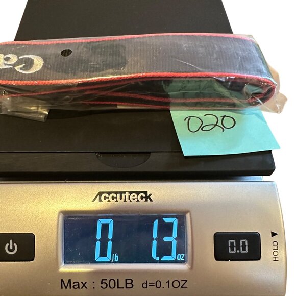 Canon EOS RP Camera Neck Strap ER-EOS RP Genuine OEM Black Red Trim Replacement - Picture 9 of 9